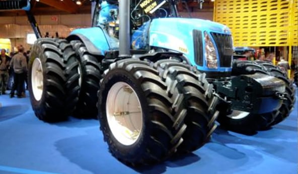 jumelage des pneus de tracteur