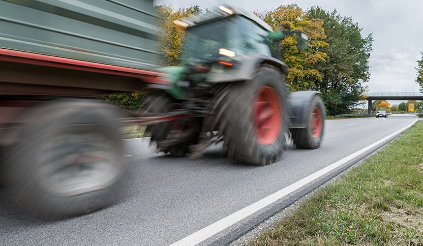 Freinage pneumatique double ligne pour vitesse supérieure à 40km/h