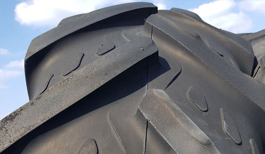 Abrasion des barrettes liée à la vitesse de rotation trop importante des pneus avant