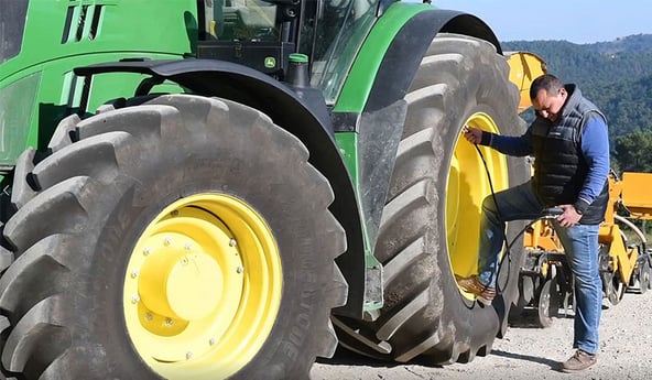 Augmentez le volume de vos pneus pour booster votre tracteur