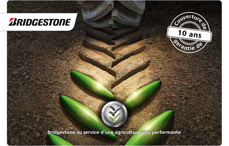 Bridgestone vous garantit 10 ans à partir de votre date d’achat