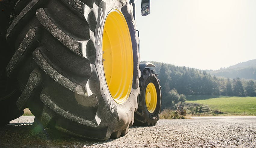 Le VX-TRACTOR plus résistant sur les zones de contraintes habituelles des pneus agricoles