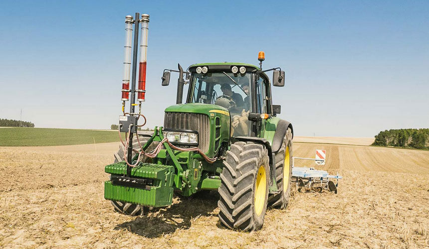 Contrôle de la consommation de carburant du VR-R TRACTOR au travail