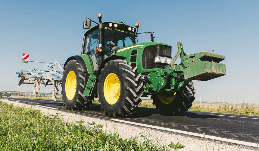 Les pneus VX-R TRACTOR disposent d’un confort de conduite amélioré