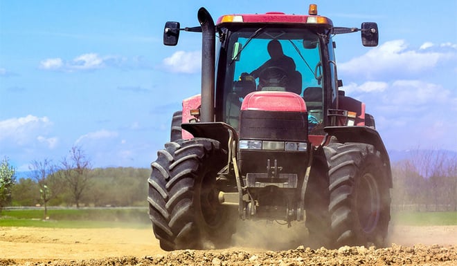 Quelle est la capacité de freinage du pneu agricole ?